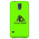South Plains Trains Phone Case in Lime Green for Multiple Phone Models